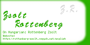 zsolt rottenberg business card